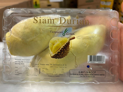 Thailand Fresh Durian Pulp - 500g punnet - PREORDER SEQ ONLY