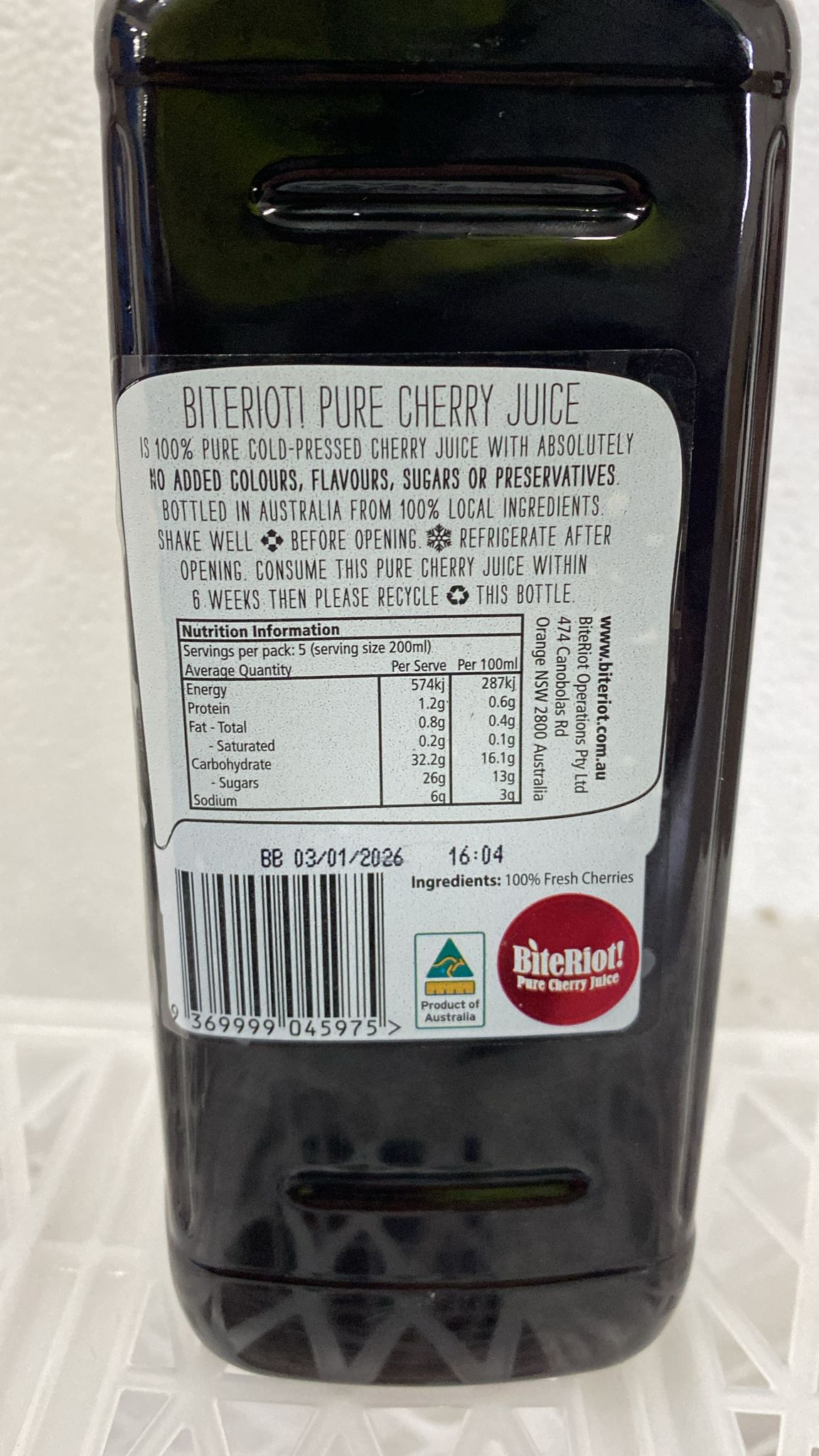 Bite Riot - Juice Pure Cherry